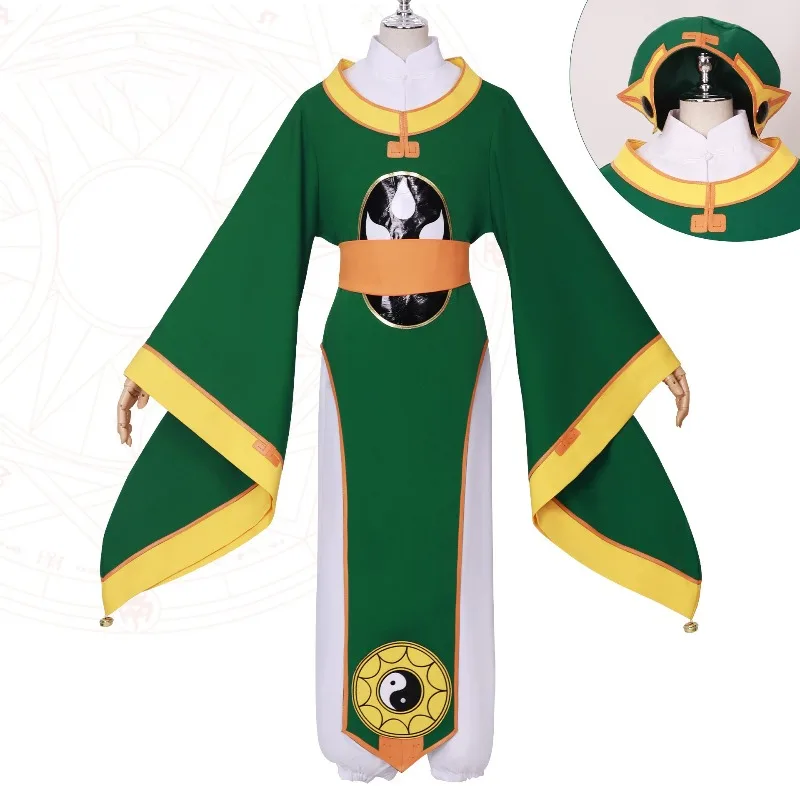 

Аниме LI SYAORAN Косплей Костюм Сяоран Парики Обувной Костюм Зеленая Одежда Униформа Хэллоуин Вечеринка Ролевая Игра Наряд для Мужчин