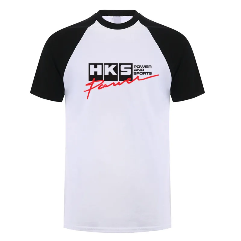 HKS Power and Sports T Shirt Summer Men Cool Cotton Short Sleeve HKS T-shirts Unisex Gift Tops Tee LH-238