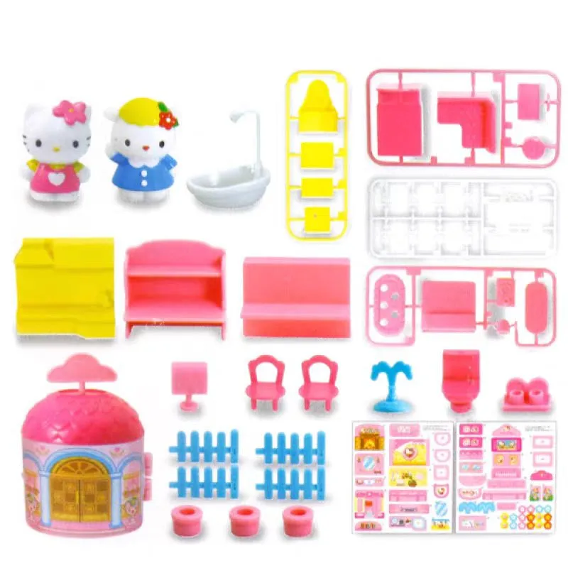 HELLO KITTY Street Corner Story My Home 50021 Mini habitación muebles para el hogar juguetes para niños