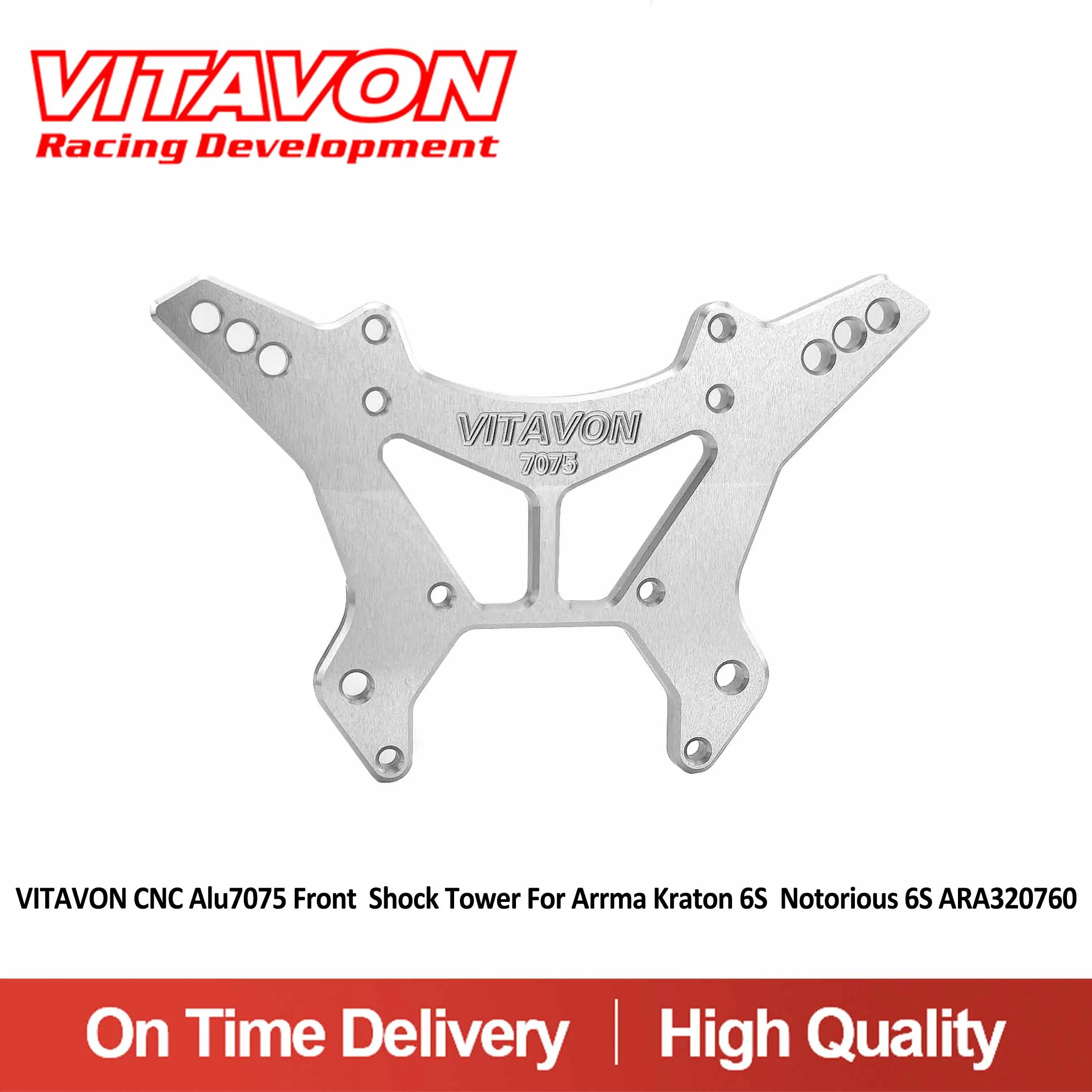 

VITAVON CNC Alu7075 Front Shock Tower For Arrma Kraton 6S Notorious 6S