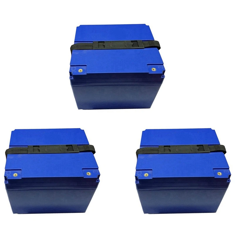 3X 60V20A/72V20A Lifepo4 Limn2o4 Licoo2 Battery Storage Box Plastic Case For Electric Motorcycle Ebike