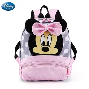 Disney cartoon backpack for babies boys and girls, Minnie Mickey Mouse Schoolbag, Lovely Schoolbag, Kindergarten Kids Gift 6 MAIN SALES CHILD SCHOOL BAG Girl - №4