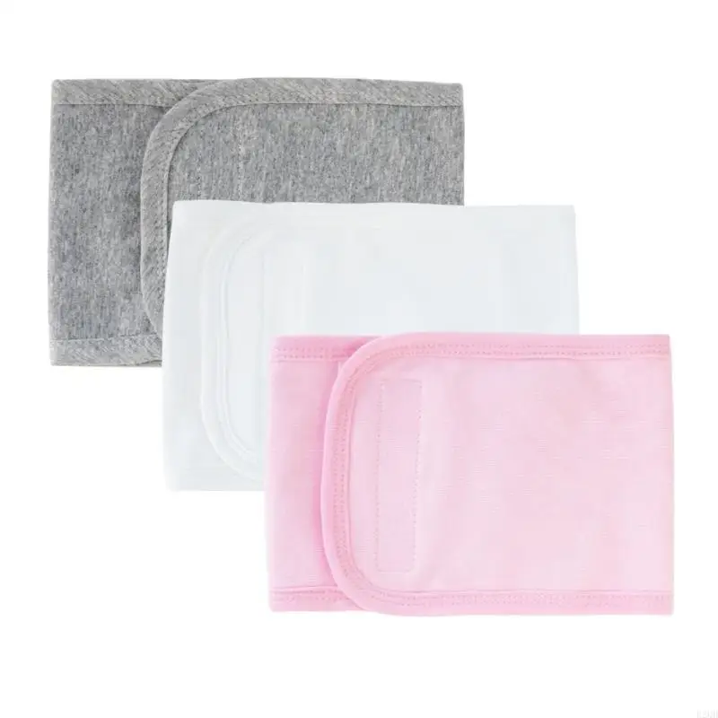 B2QD 3Pcs Children's Belly Guard Infant Bellyband 2-Layer Anti Cold Baby Navel Belt