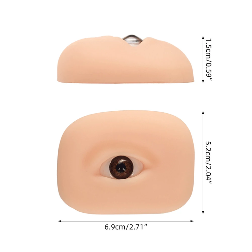 NAGARAKU-Tête de Mannequin pour Extension de Cils avec Pratique, Outils de Stratification des Sourcils, Accessoires pour Cils, Plastifieuse en Silicone