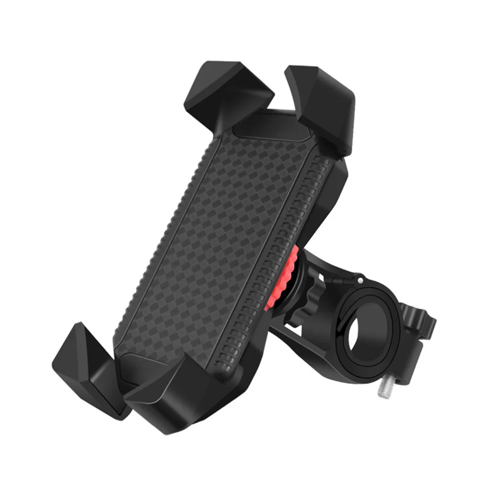 

360 Degree Rotating Phone Holder Motorcycle Scooter Mount Adjustable Non Slip Plastic Cell Bike Universal H Mount For Cell