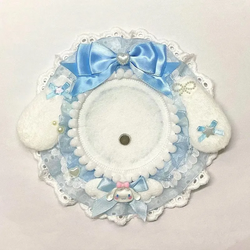 sanrio Cinnamoroll Mijn melodie creatieve en schattige 58 mm badgehouderdecoratie veelzijdige gepersonaliseerde kawaii rugzakdecoratie