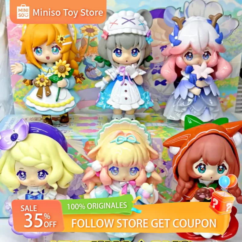 

Nini Zai Flower Secret Series Blind Box Collectible Pvc Cute Creative Figurine Trendy Desktop Decoration Toys Gashapon