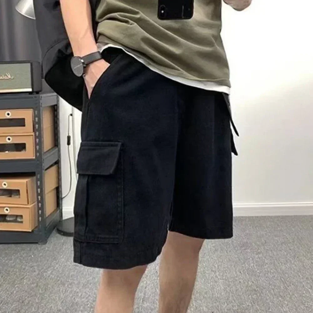 السراويل الصيفية غير الرسمية السراويل البضائع الصيف لباس غير رسمي 2XL الرجال الصيف فضفاض البضائع السراويل بحر عطلة وتتسابق