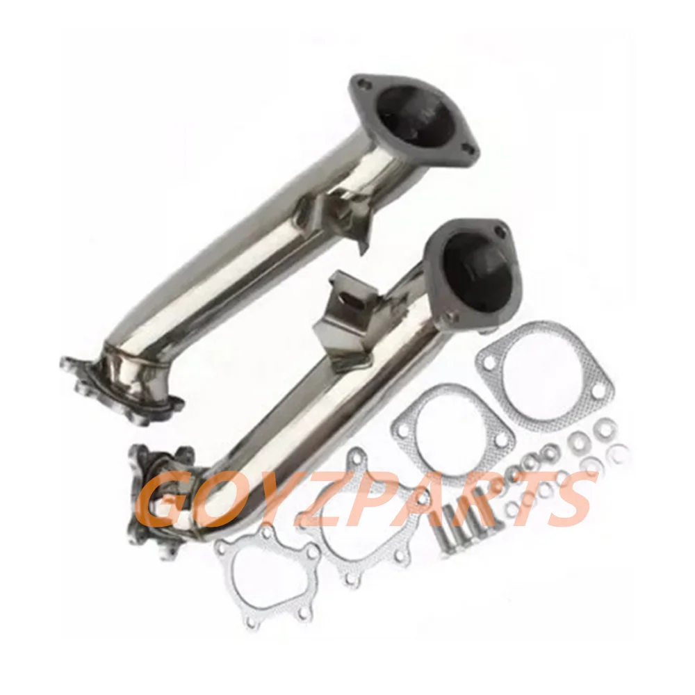 Tubo de escape de coche Twin Turbo mModificación adecuado para Nissan GTR R35 VR38DETT V6 3.8L 3" 2009-2018