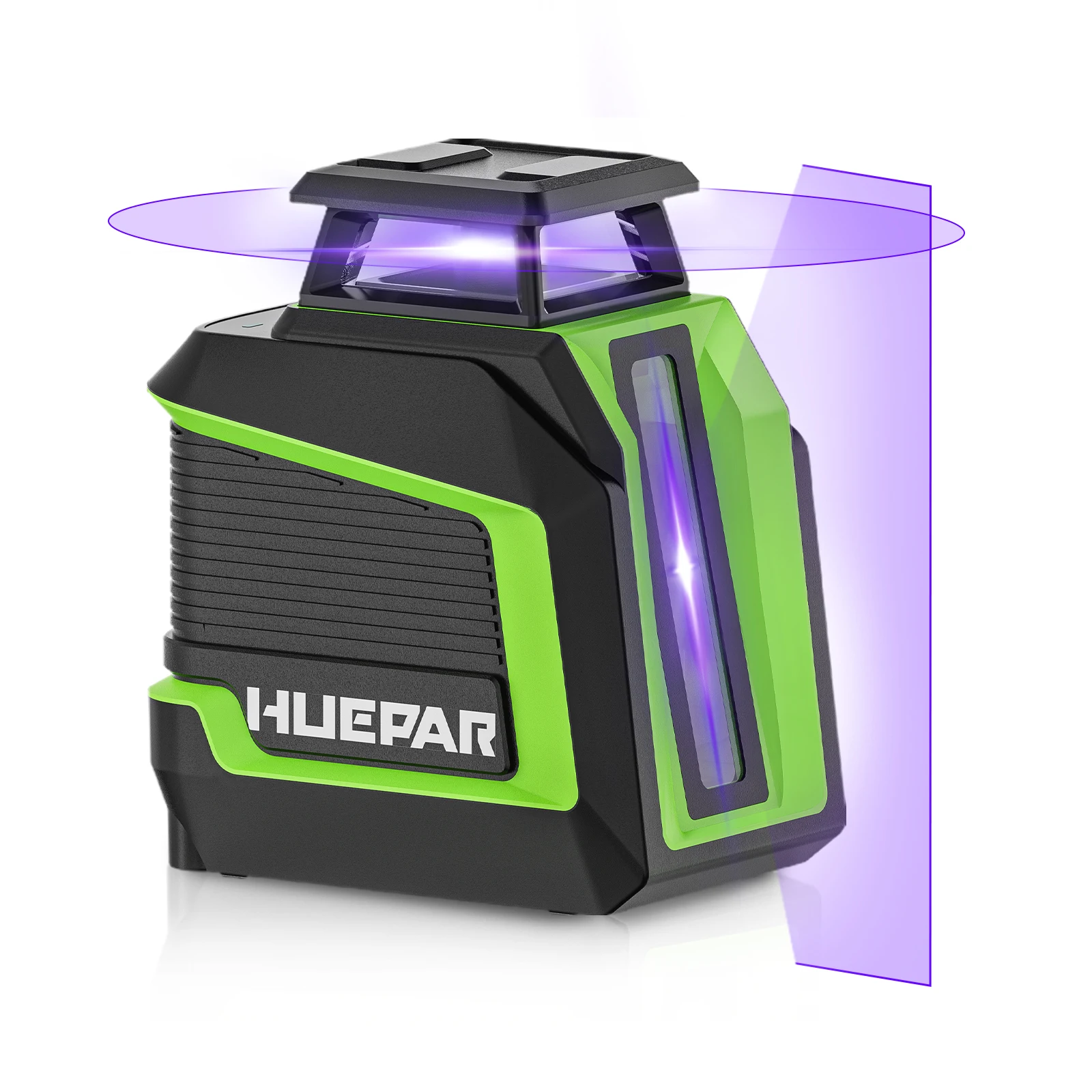 Huepar D011CP  Self-leveling 360 Horizontal&1vertical Line,Multi Outdoor Pulse Mode 5 Lines Purple Beam Laser Level