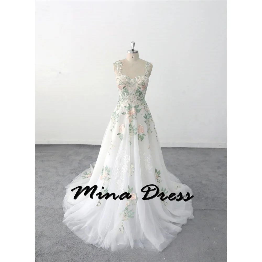 Mina Print Evening Luxury Dress 2024 Line A Elegant Womens Party Dresses for Special Occasions Thin Robe Soiree De Luxe 2024