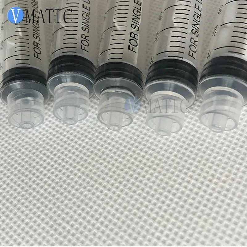 Free Shipping Non Sterilized 100Pcs High Quality Liquid Dispensing Luer Lock Syringes 5cc 5ml Plastic Glue Syringe