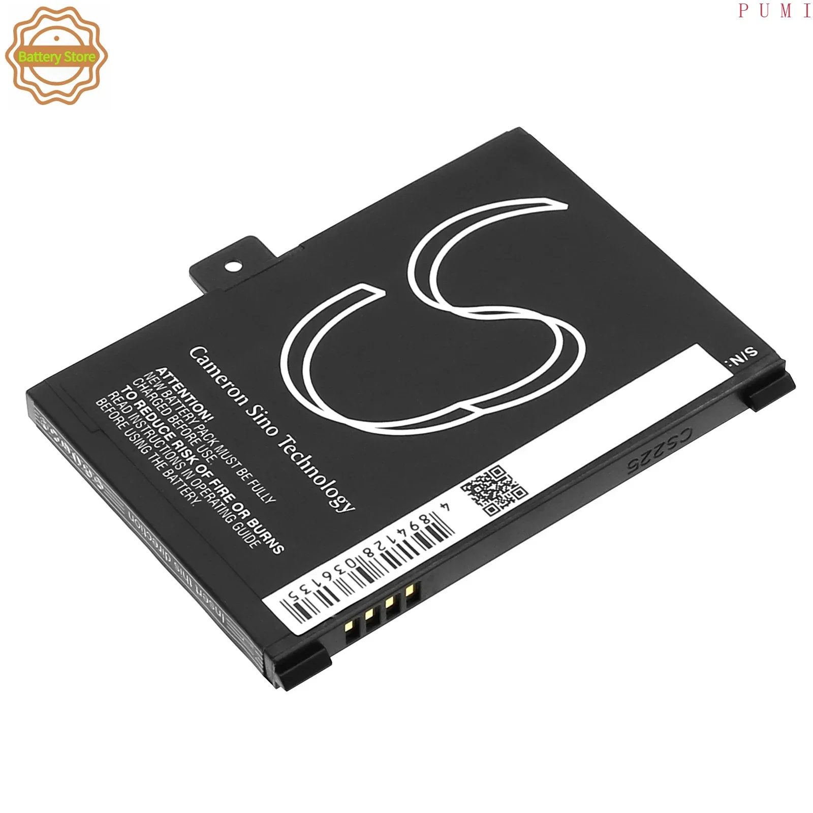 CS Replacement Battery for Barnes & Noble 005,nook,BNRZ100,NOOK Classic,BNRV100 PN:BNRB1530,9BS11GTFF10B3,98 1250mAh / 4.63Wh