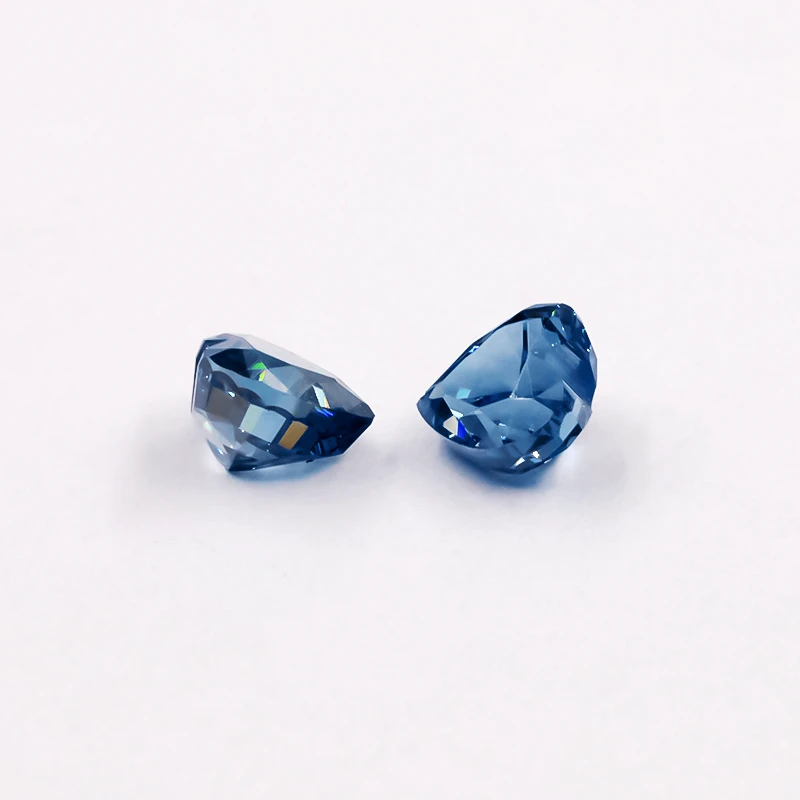 5x5mm Herz Zerkleinerte Eis-Schliff Lose CZ-Steine 5A Verschiedene Farben Kubisches Zirkonium Synthetische Edelsteine für Schmuck – Detail 25