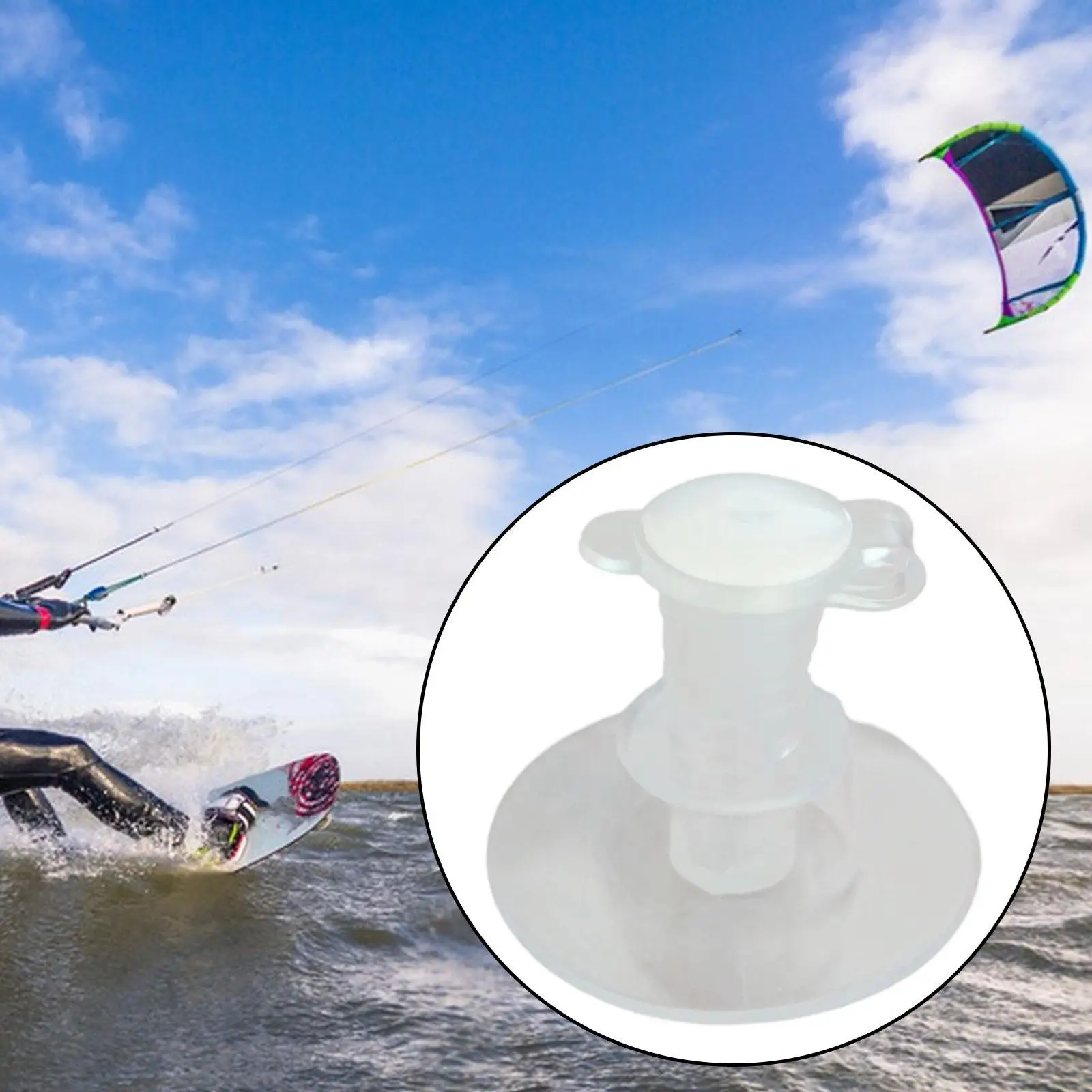 Kitesurfing Kite Valve,PVC Kiteboarding Kite Equipment Supplies Replacement Convenient Sea Surfing Accessories Deflate Valve