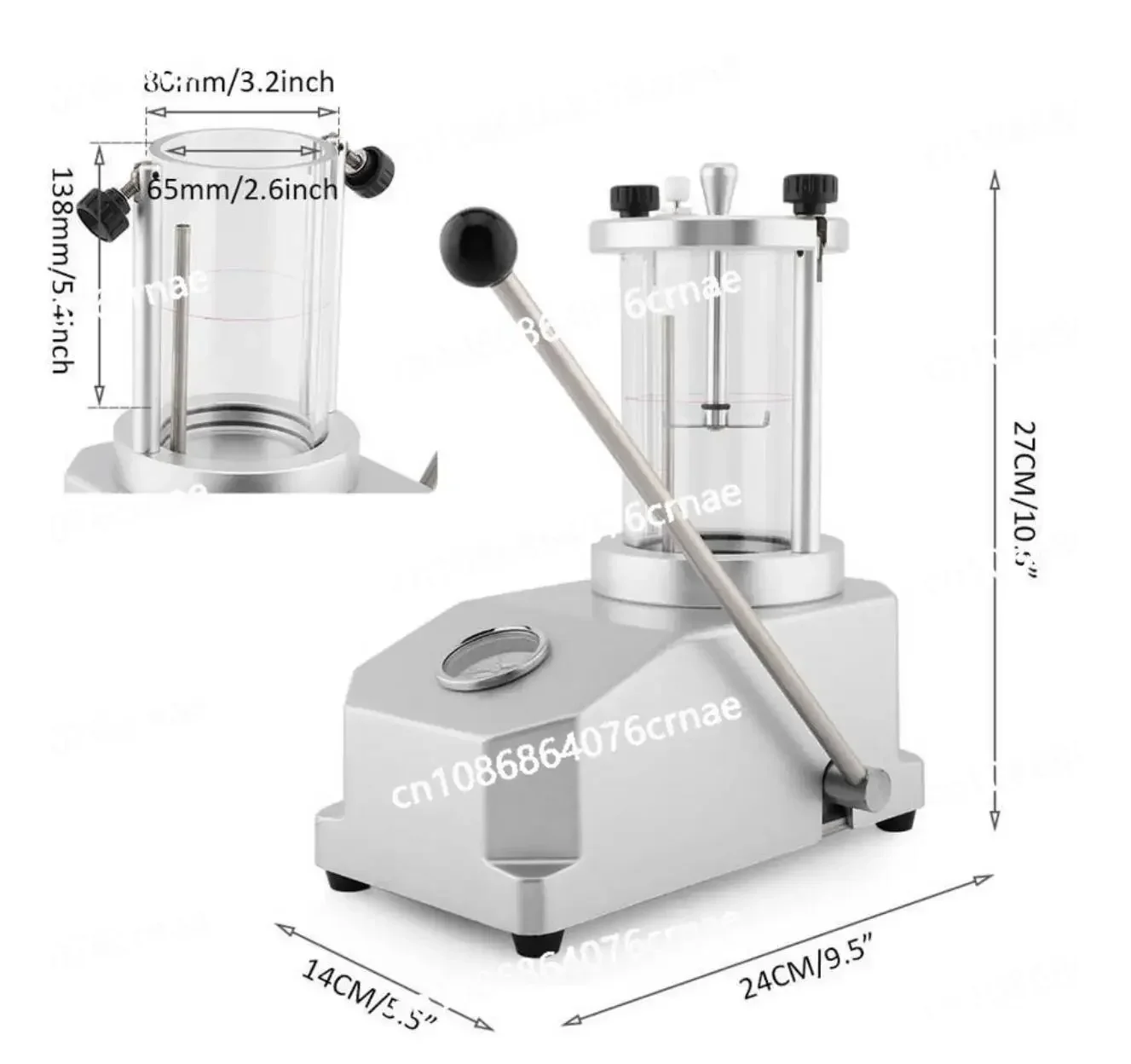 Watch Waterproof Tester Machine 6 ATM 2 Set Watches Waterproof Testing Tool Pressure Test Machine Watch Repair Accessory