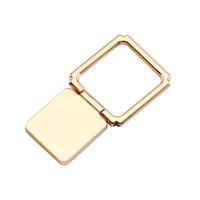 Mobile Phone Stand Magnetic 360-degree Rotating Metal Square Ring Buckle Cell Phone Holder for Tablet