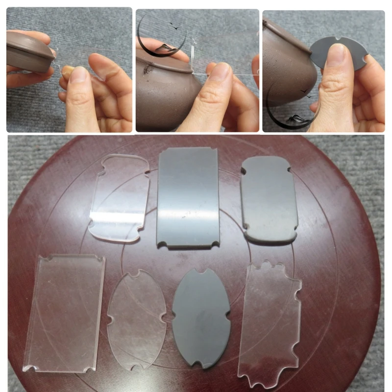 กาน้ำชาดินเหนียวสีม่วงอุปกรณ์ทำหม้ออเนกประสงค์พร้อมฝาปิดอุปกรณ์ตกแต่งกาน้ำชาเซรามิกงานประดิษฐ์ทำมือ