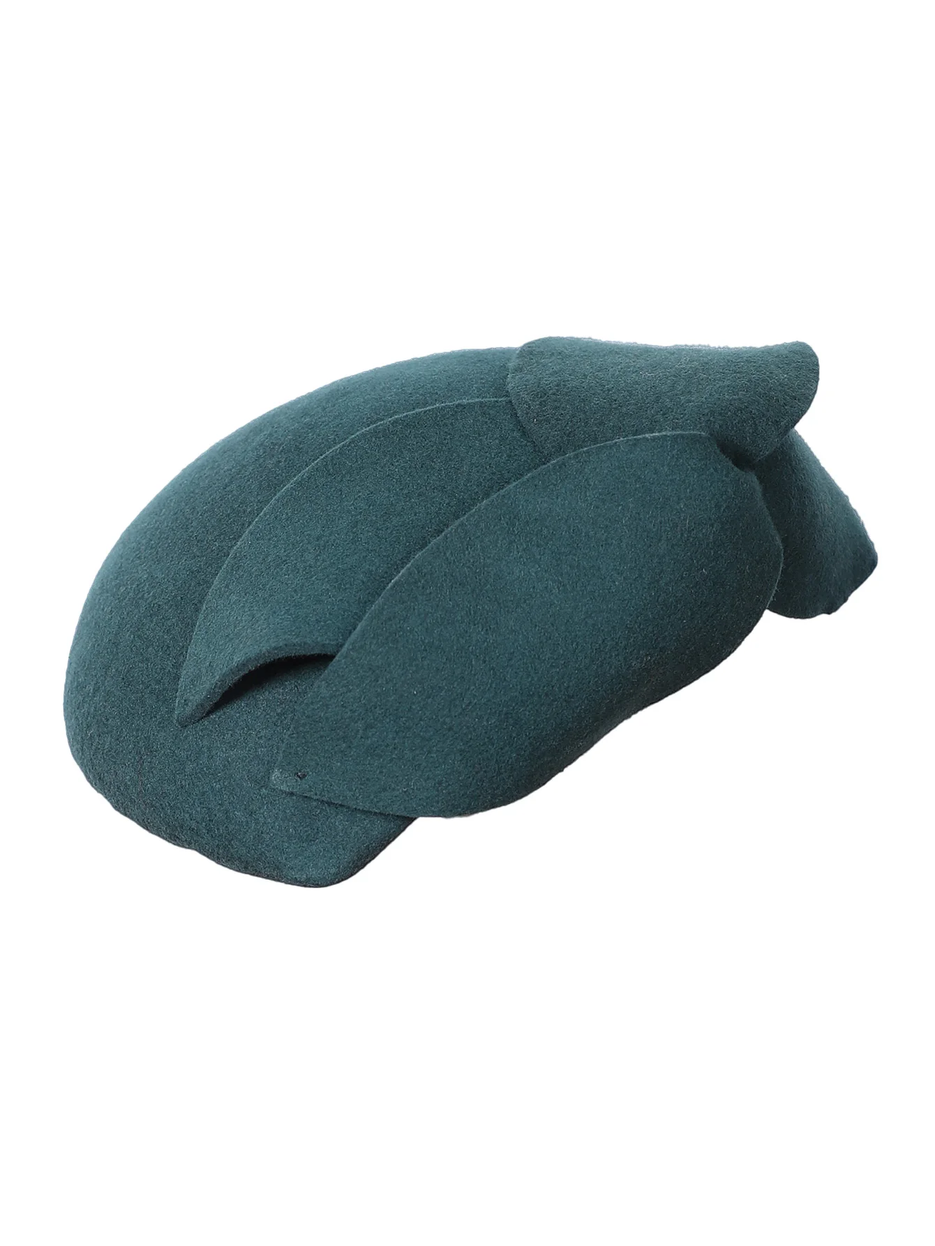 FS 100 % Wollfilz-Fascinator für Damen, Damen, Hochzeit, Fedora, Kirchenhüte, grüne Blumen-Baskenmütze, Mütze für Damen, Teeparty, Pillbox-Hut – Detail 7