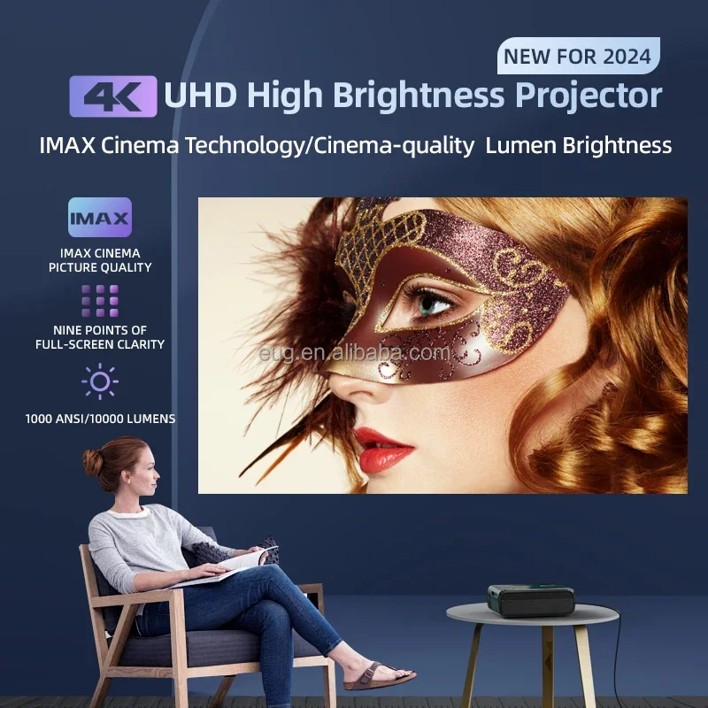 2025  Customizable Newly Upgraded A8+ 9000 Lumen HD Portable Cinema Beamer 1080P Support 4K 8K LED Projector