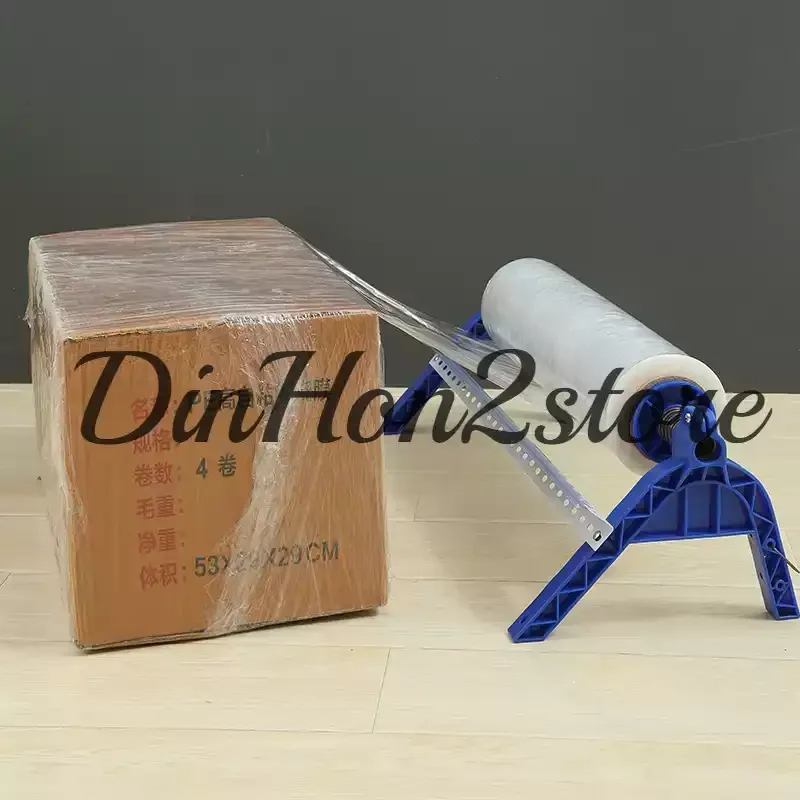 30-50cm Wrapping Film Machine Cling Film Dispenser with Cutter, Wall Mounted Desktop Commercial for Kitchen Restaurant