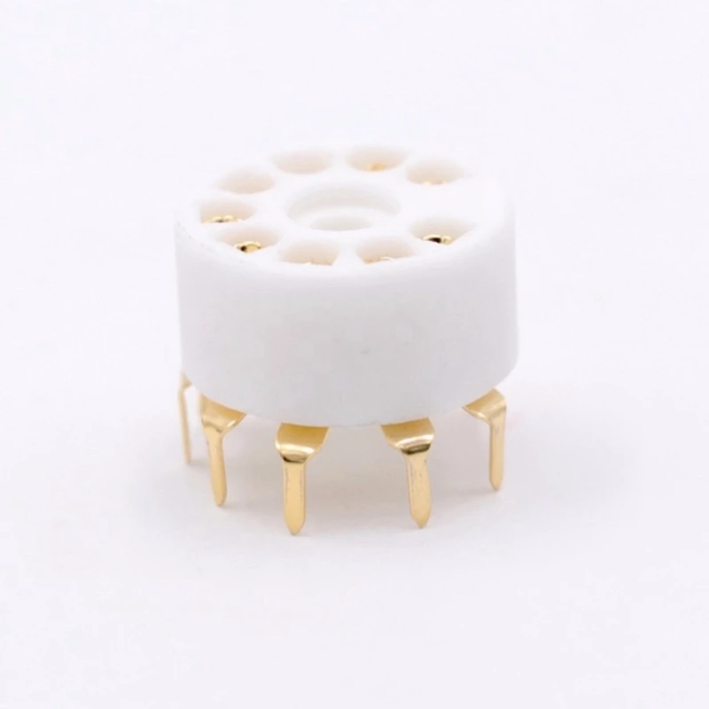 

B50B-20PCS PCB 9-контактный B9A ламповый разъем аудио HIFI DIY усилители для 12AX7 12AU7 12AT7, посеребренные и позолоченные