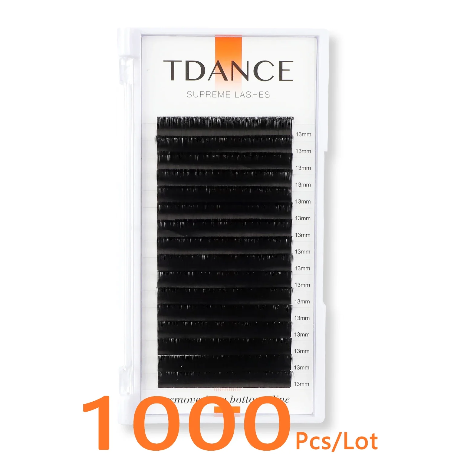 

TDANCE 1000Case/Lot 16Rows Faux Lash Individual Eyelash Extension Lashes Russian Volume Professionals Soft Natural Eyelashes