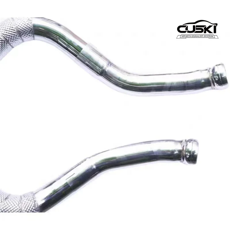 Exhaust Downpipe สําหรับ S63 4.0T 2022-2023 ประสิทธิภาพสูงไม่มีท่อไอเสีย Downpipe ความร้อน