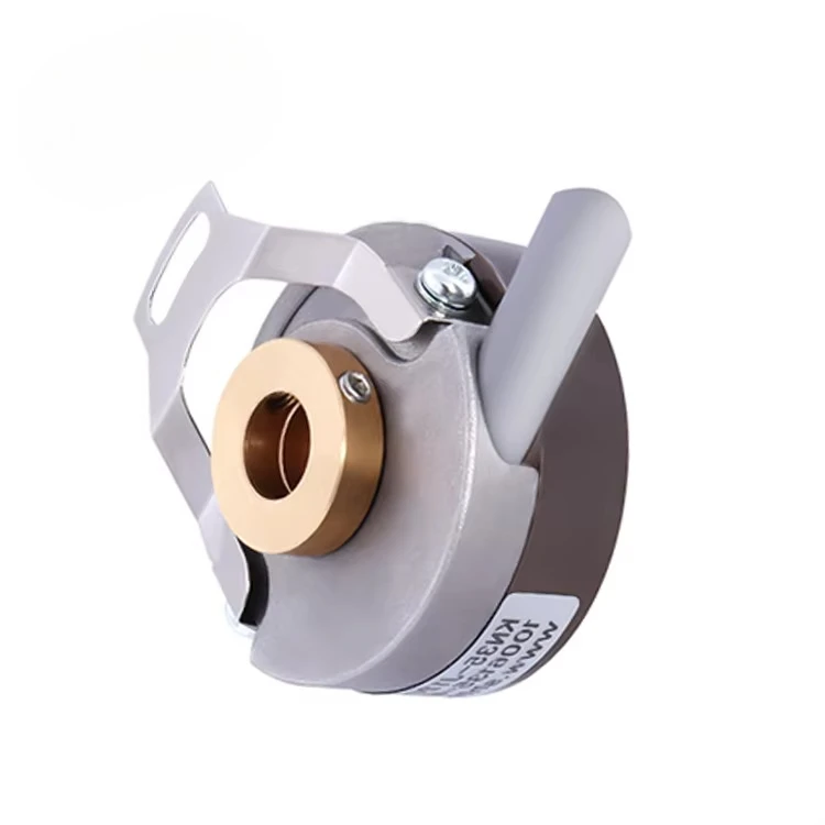 KN35 6mm/8mm Extra-thin Optical Incremental Hollow Shaft Manual Rotary Encoder 32768P/R Resolution IP40 Protection for Pipeline