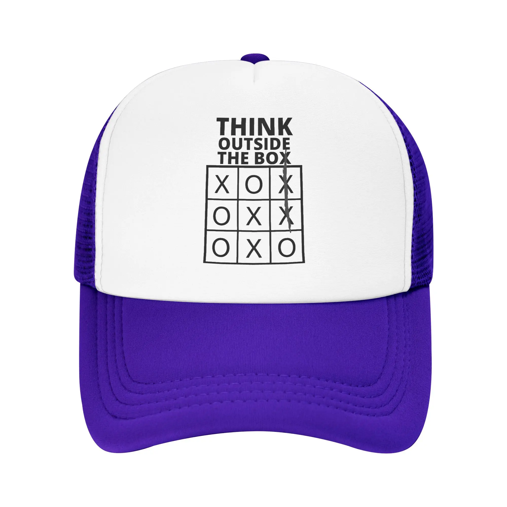 Unisex Think Outside The Box Game Trucker Caps Mesh Baseball Caps Snapback Caps  Dad Hat Trucker Hat Breathable Sun Caps Summer