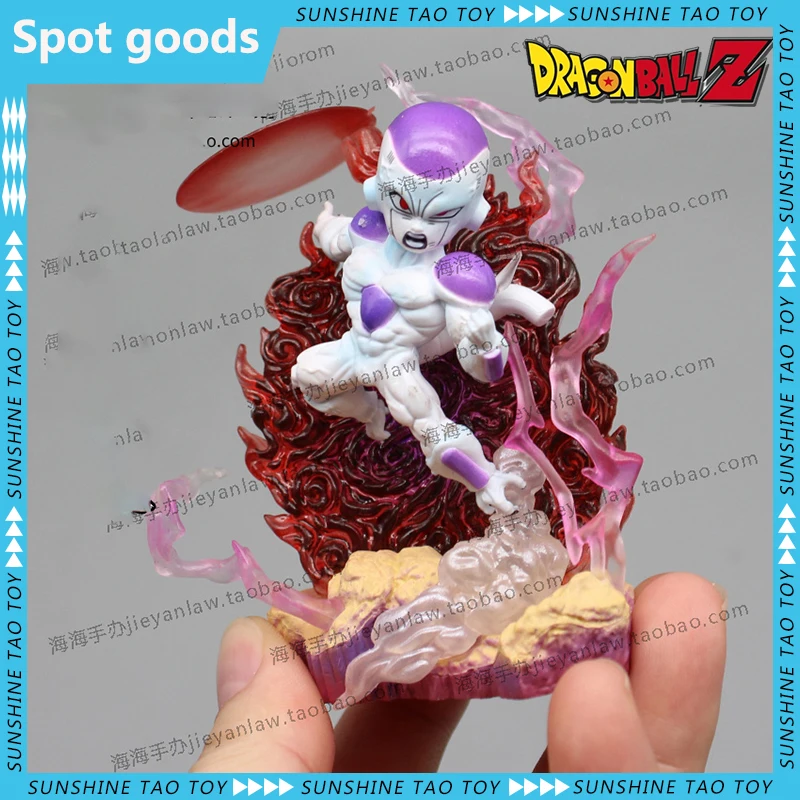 

10cm Dragon Ball Z Anime Figure Frieza Figurine Gk Fight Frieza Statue Pvc Cool Model Doll Collection Decoration Kids Toy Gifts