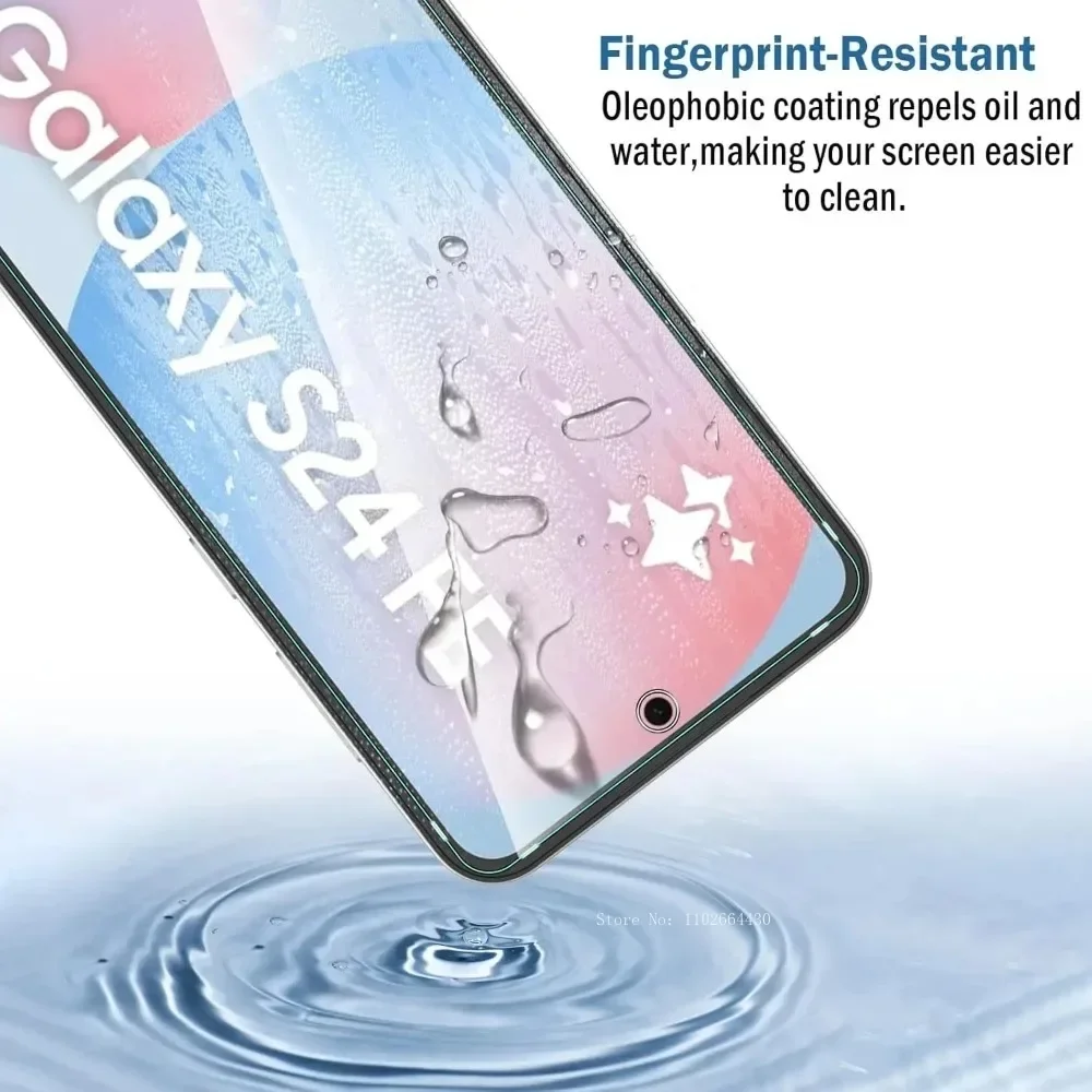 3Pcs HD Tempered Glass for Samsung Galaxy  S24 FE S23 S22 S21 Plus 9H Screen Protector for Samsung S24 Ultra S23 S21 S20 FE