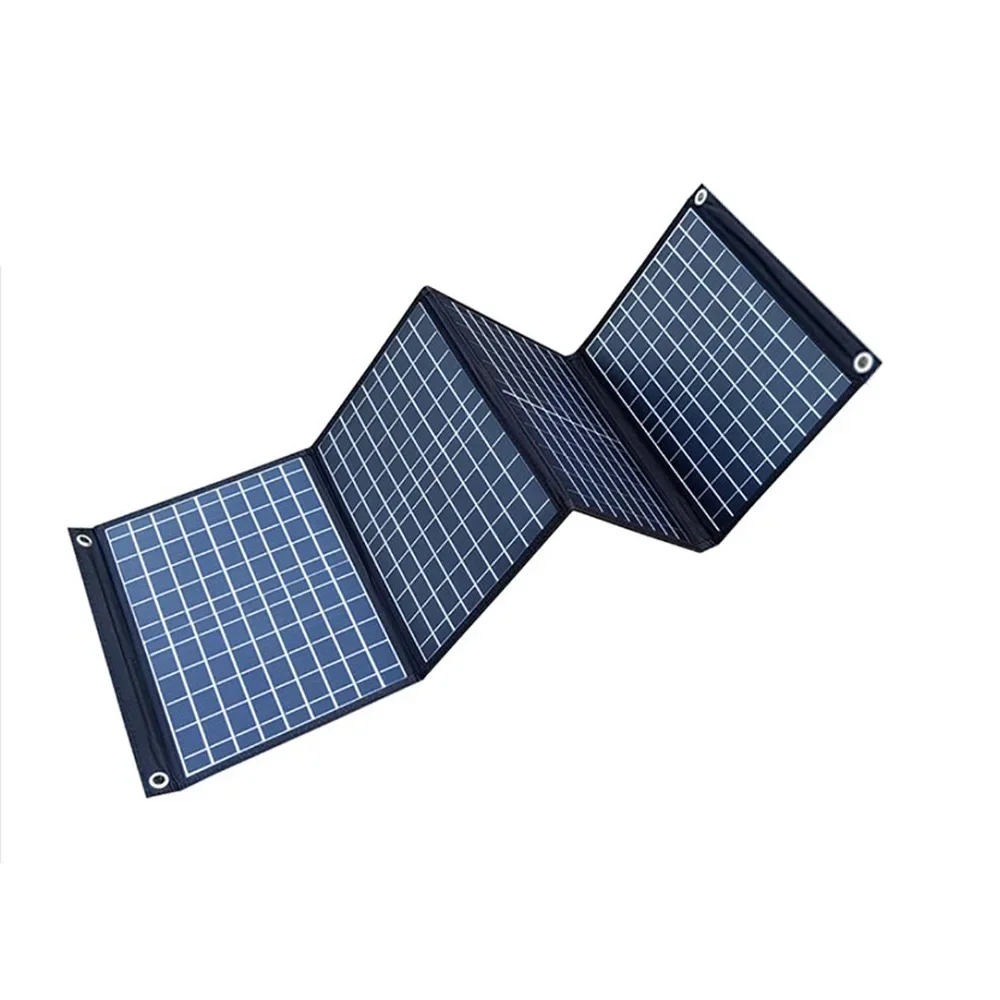 

Folding solar panel folding 5V12V mobile phone notebook outdoor power supply 50W power storage solar folding bag