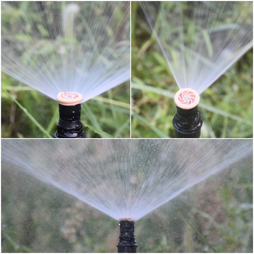 Irrigation Pop-up Sprinklers Replacement Scattering Nozzles 0~360 Degree Adjustable Garden Park Farm Grass Lawn Crops Watering