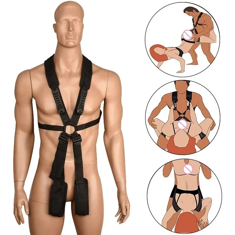 Bandage BDSM Swing Binding Spreader Games, 7.0 Sex Toys pour femmes et hommes, Couples, Nylon Swinging Belt, Set de retenue, Jeux pour adultes 18