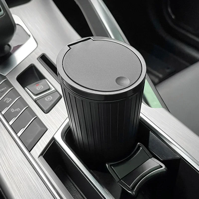 

Car Trash Bin Can Mini Auto Dust Organizer Car Interior Rubbish Bag Garbage Container Storage Box Bucket Accessories