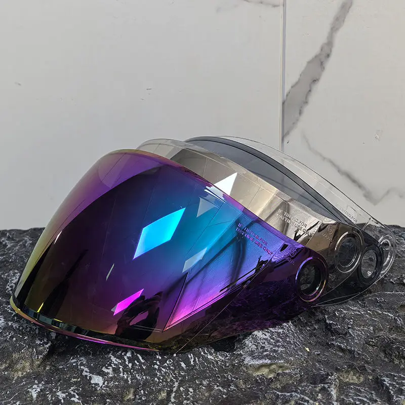 

Motorcycle Helmet Replacement Visor HD Clear Windproof Shield Lens UV Protective Face Shield For 705 Helmet