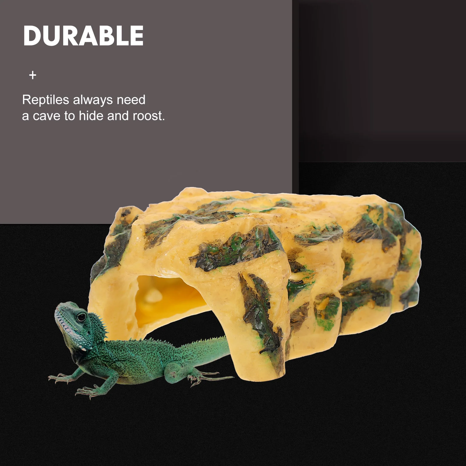 

Resin Turtle Hermit Aquarium Ornament Pet Habitat Climbing Cave Artificial Landscape Fish Tank Lifelike Turtle Hermit