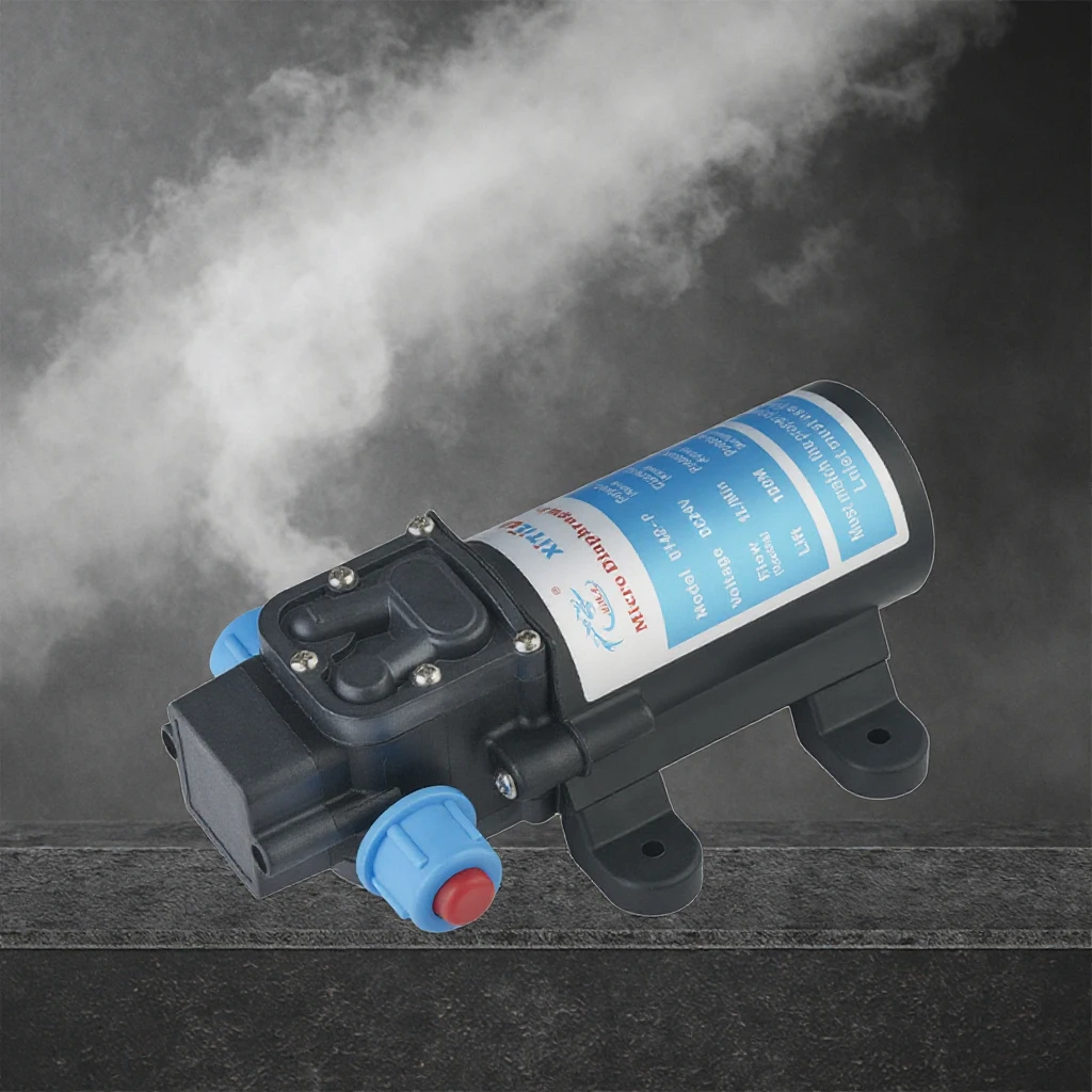 

0142H2B-24-15P 24 В 15 Вт 1,0 МПа Туманный насос низкого давления Самовсасывающий мембранный возвратный насос для полива и использования жидкостью