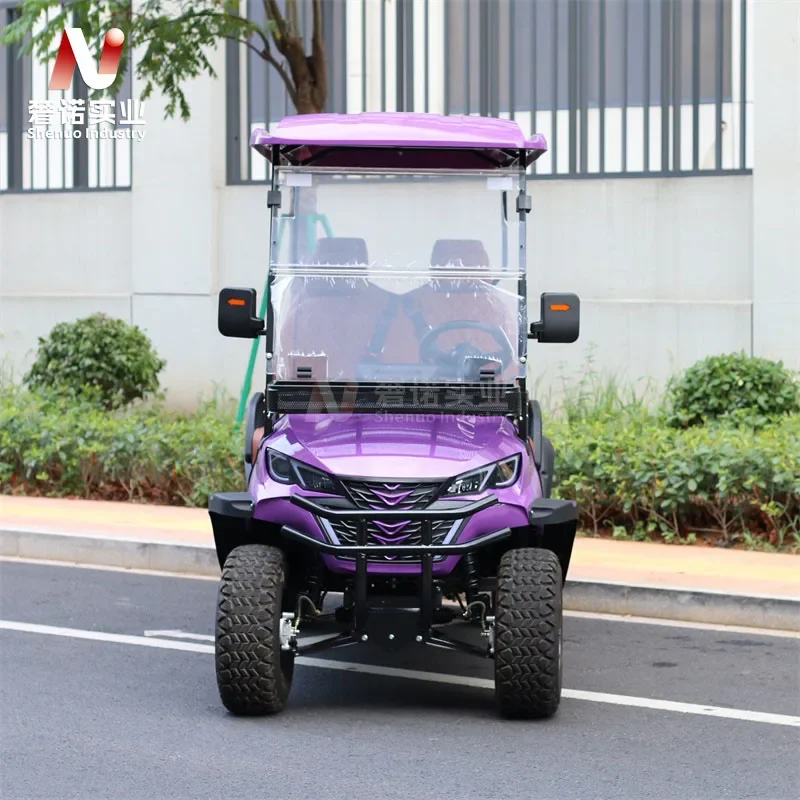 Luxury High Quality 4+2 Seat Golf Carts Electric Lithium Utility Vehicle Golf Car Hunting Buggy