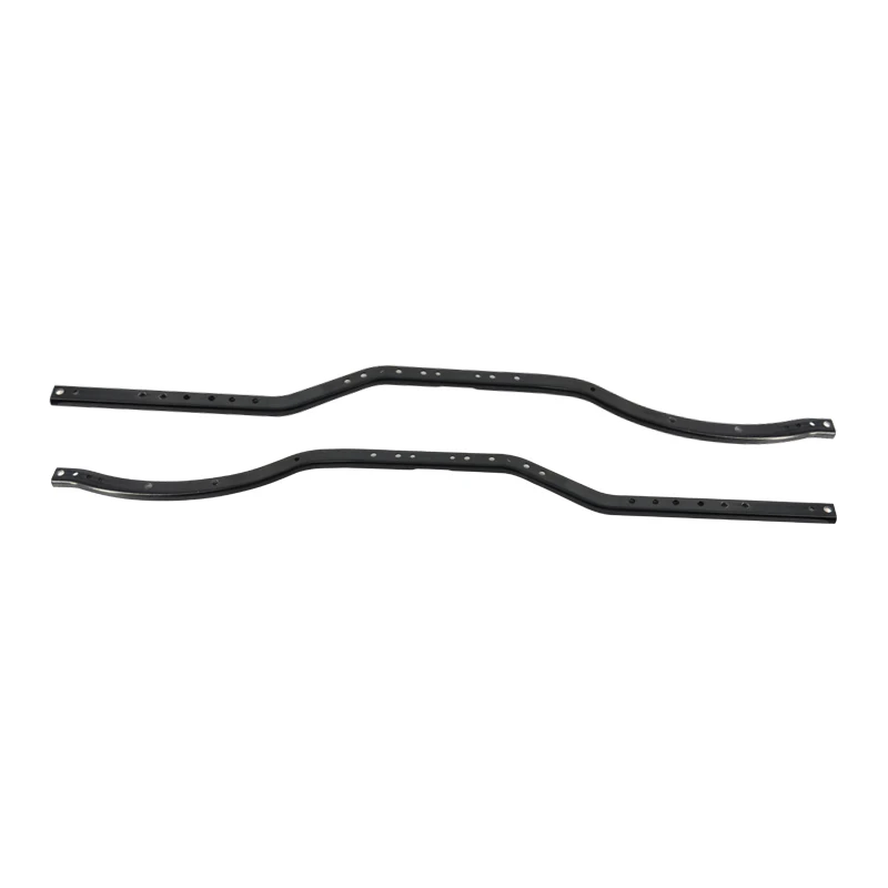 Axial Scx10 Upgrades Parts Metallic Black Steel 6x6 Chassis Frame Rails chassis body For 1/10 90046 90047 Rc Car Accessories