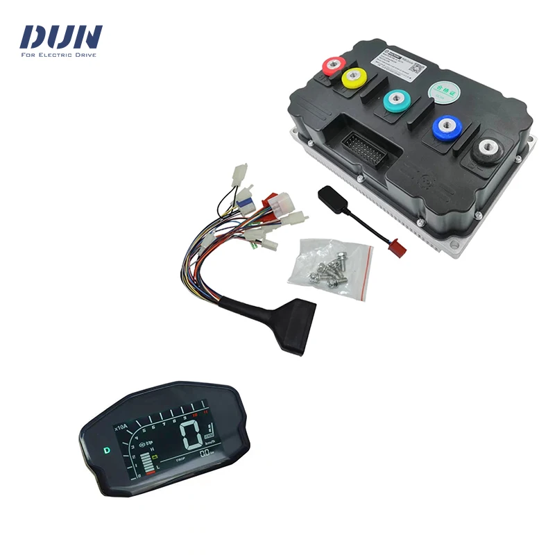 

Fardriver ND721200 72 В постоянного тока 600 А Фазовый ток 1200 А PMSM BLDC Синусоидальный контроллер Холла с дисплеем DKD для двигателя 8000 Вт-10000 Вт