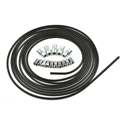 5M Brake Line Brake Pipe Steel Brake Pipe Hose Line Piping Tube 4.75 Mm With 10pcs M10 Tube Nuts Fittings 5 Connectors