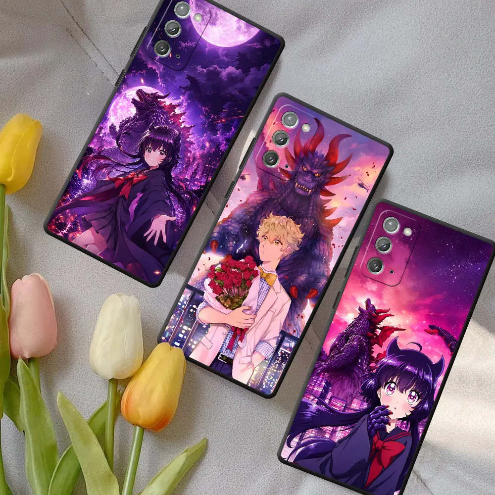 Phone Case for Samsung Galaxy Note 20 Ultra 5G 10 Plus 9 Black TPU Cover Kaiju Girl Caramelise Chloe M12 J6 Plus J7 J8 J5 Prime