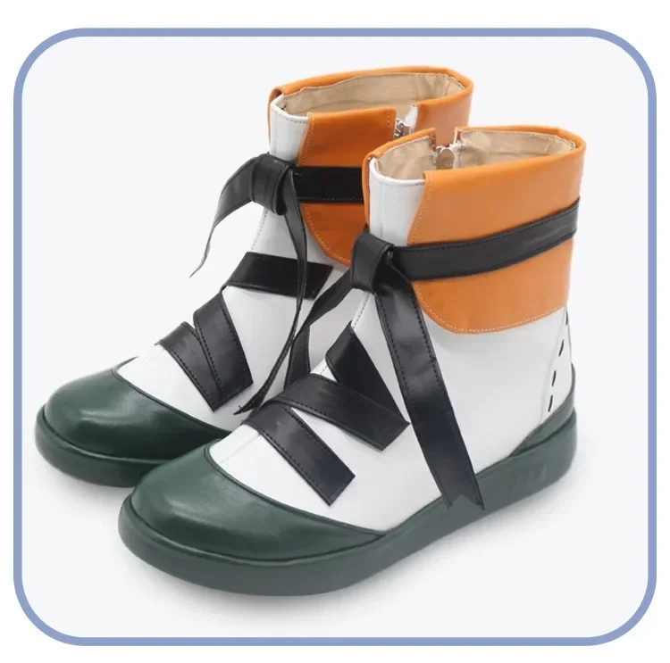 Sirfetch'd Cosplay Shoes PU Leather Shoes Halloween Carnival Boots Anime Lauchzelot Cosplay Props Big Size Custom Made