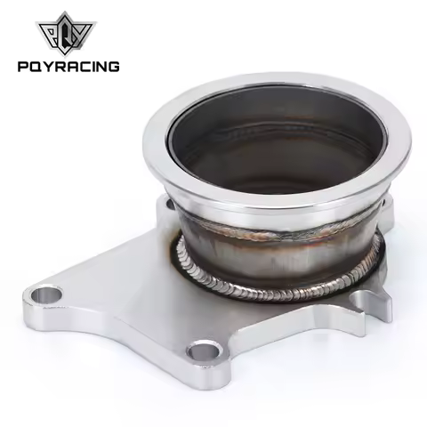 PQY - Stainless Steel Adapter for T3/T4 Turbo 5 Bolt to 3" V-Band Flange Turbo Adaptor Flange PQY4825