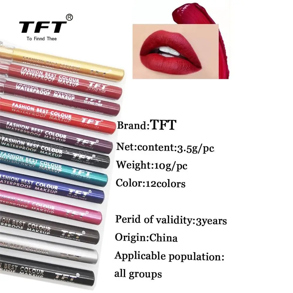 Mode Langdurige Oogcosmetica Oogschaduw Liner Pen Eyeliner Potlood met Puntenslijper Matte Waterdichte Markeerstift Pigment