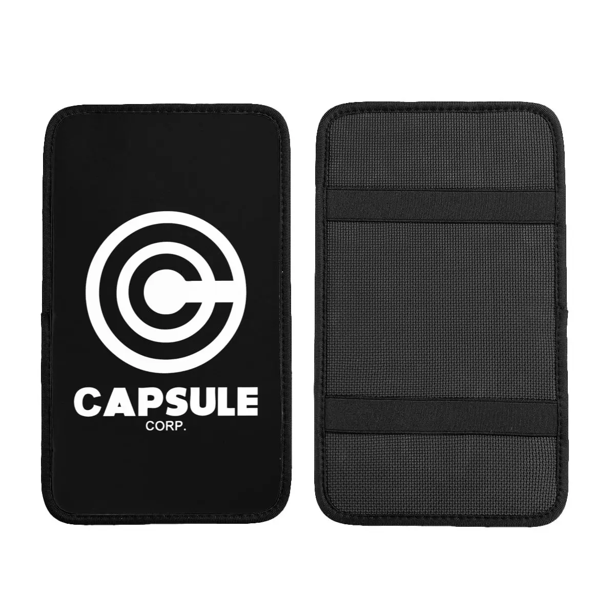 Custom Capsule Corp Car Armrest Cover Cool Center Console Pad Storage Box Protector Mat