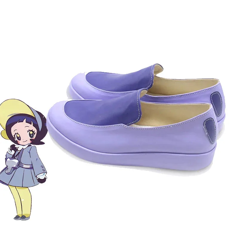 

Обувь из искусственной кожи с маком, 2025 11, карнавальные ботинки на Хэллоуин, реквизит для косплея, индивидуальный заказ