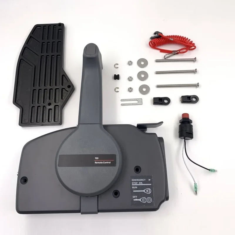 New Side Remote Control Box 703-48260  for Yamaha Outboard Engine 703-48260-10 Push/Pull To Open